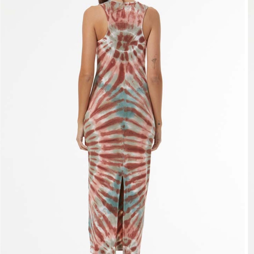 Brand New, Never Been Worn YFB Silas Maxi dress in Deep Rust Venus Wash - Picture 3 of 5